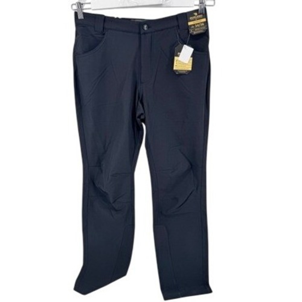 NWT Burlebo Challenger‎ Pant Size Large 34/36 Black DWR Water Resistant